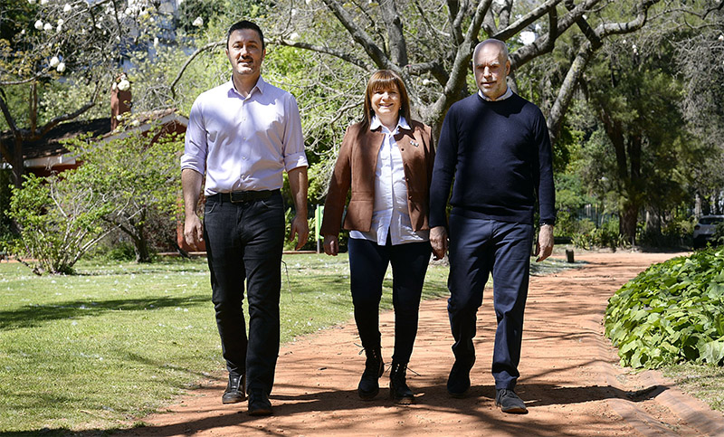 Bullrich anunció a Larreta como futuro jefe de Gabinete en caso de ganar las elecciones