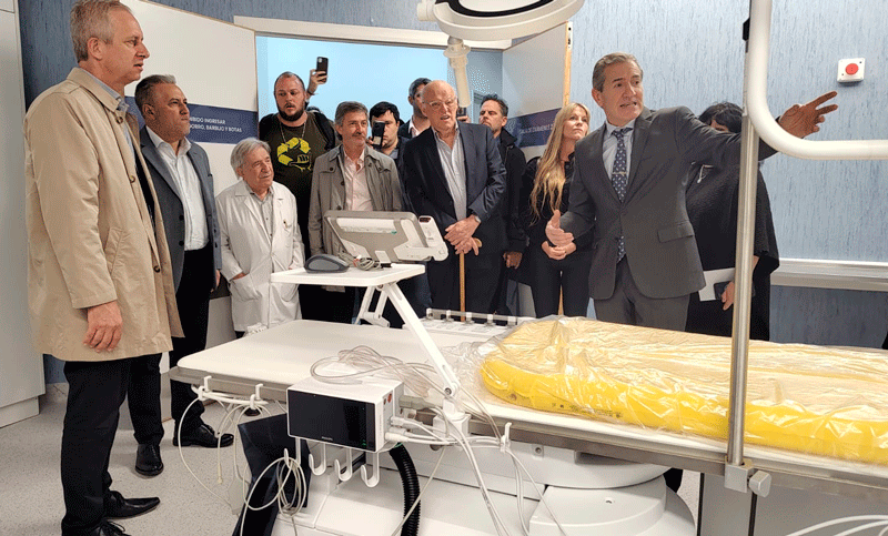 Inauguraron el segundo angiógrafo digital en el Hospital Centenario
