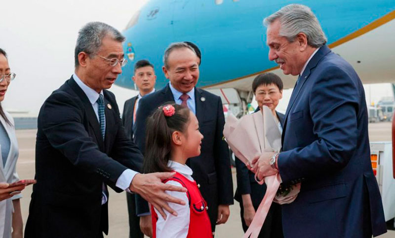 Fernández se reunió con empresarios de la industria del litio en China