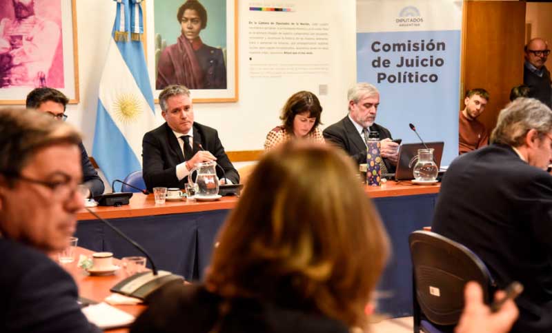Diputados avanza este miércoles con formulación de cargos contra los jueces y su citación