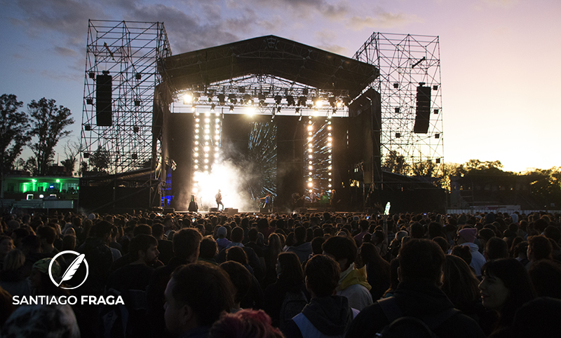 De la mano del Festival Bandera, se vive un sábado a pura música en el Parque Independencia