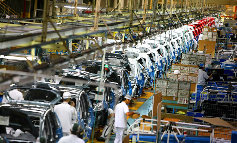 Más del 30% de la capacidad instalada de la industria no fue utilizada en agosto