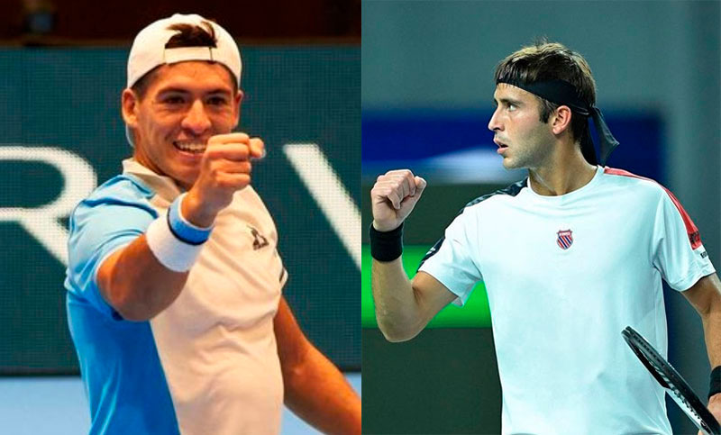 Triunfos de Báez y Etcheverry para avanzar a octavos en el ATP de Basilea