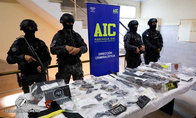 En tan solo dos días, se secuestraron unas 40 armas con alto poder de fuego, en distintos operativos