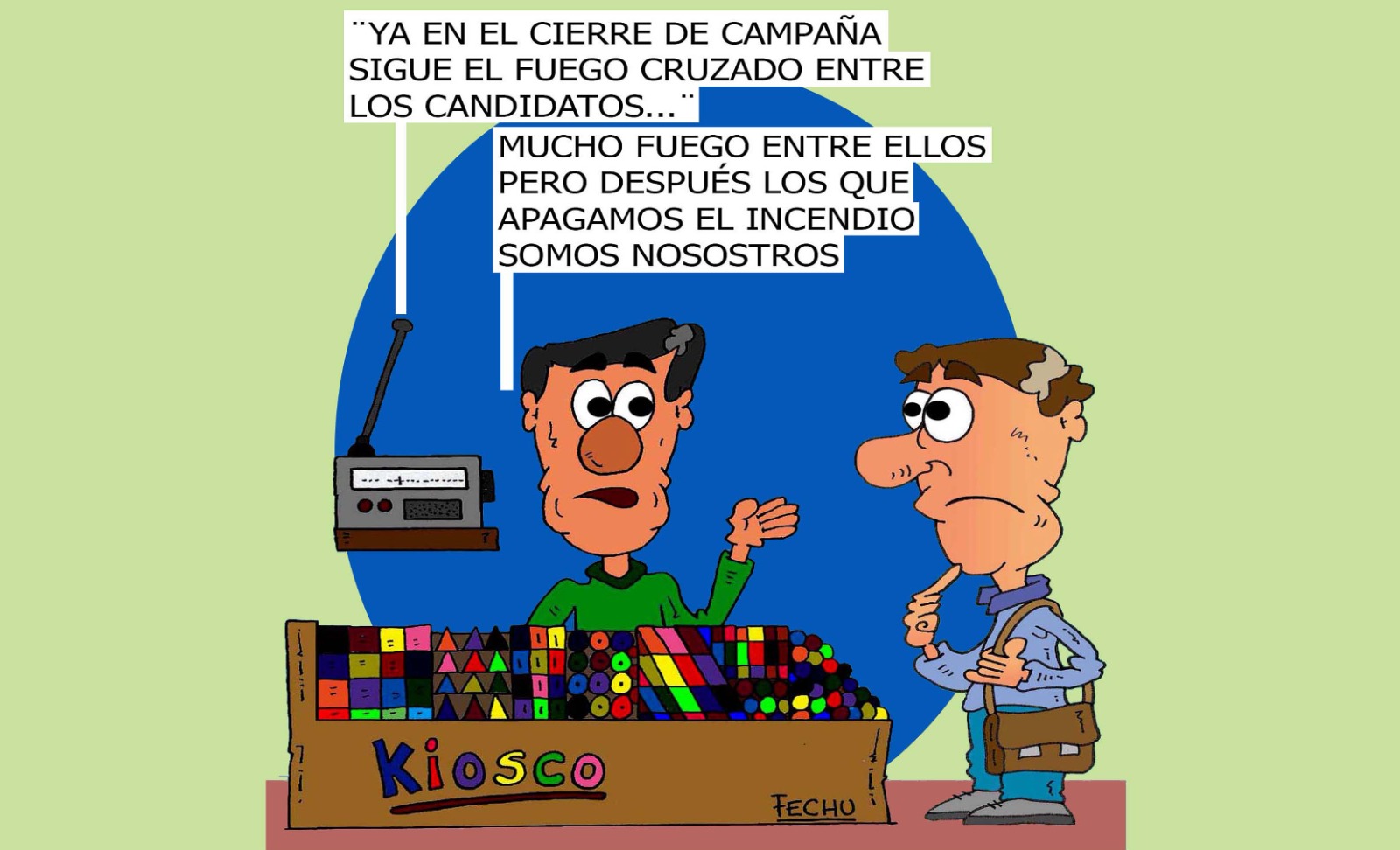 ¡Todos somos bomberos!
