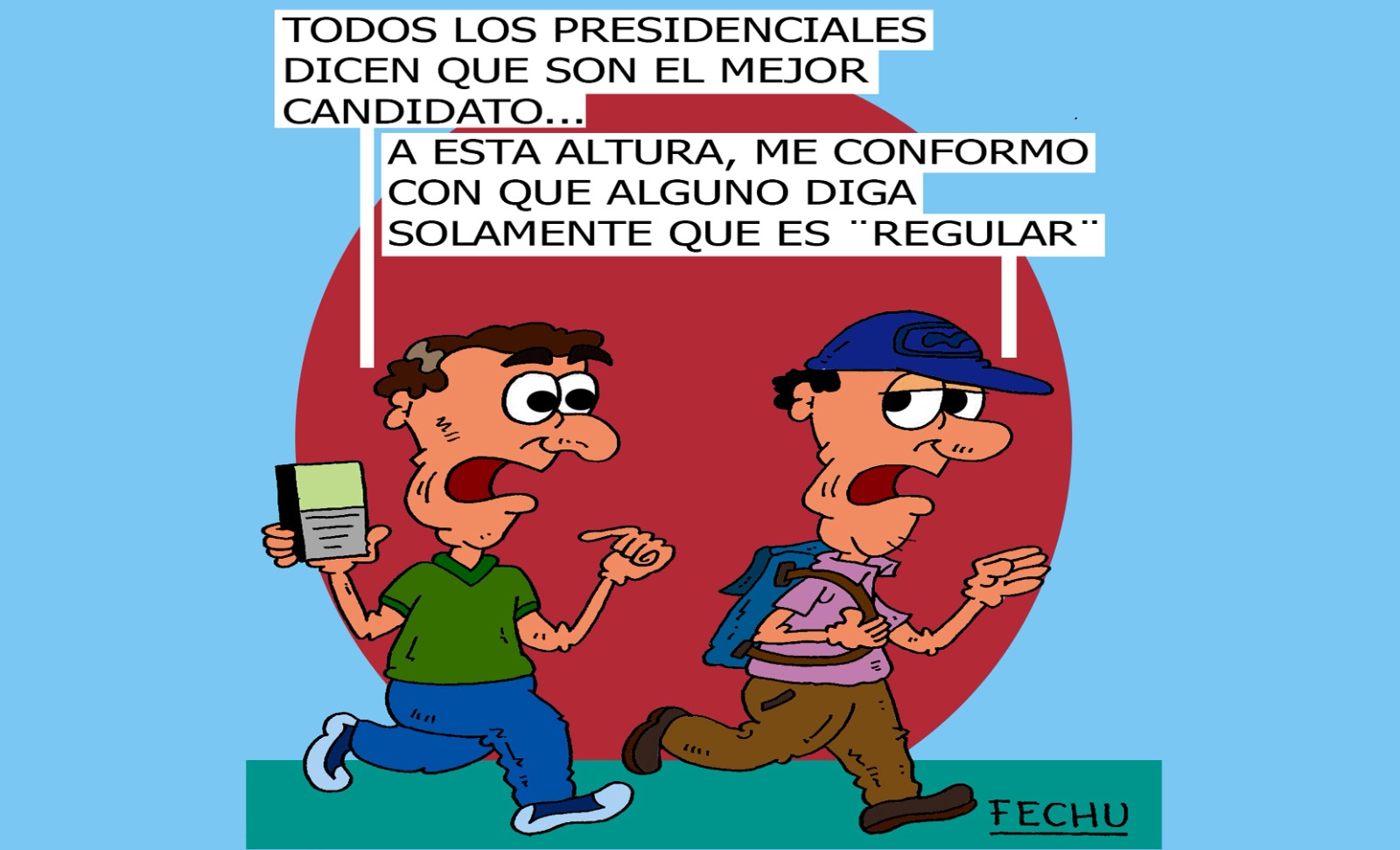 Candidatos en pugna