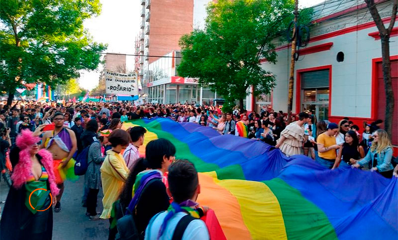 Celebración y defensa de derechos: la Marcha del Orgullo copó las calles rosarinas