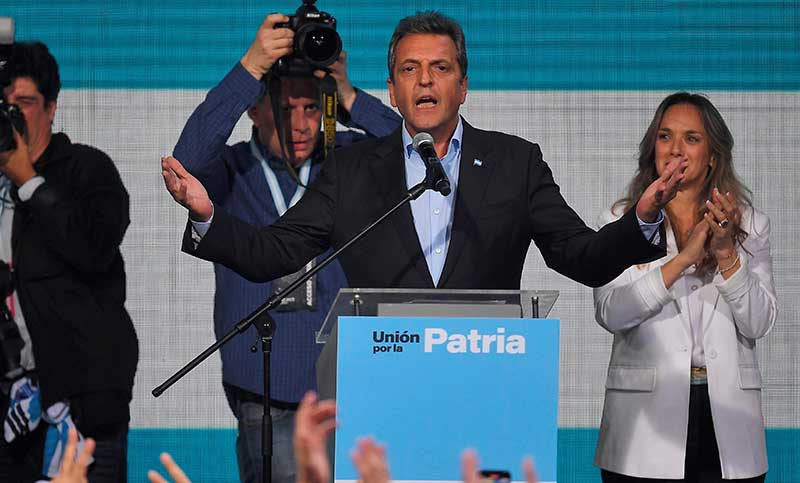 Massa, tras ganar las generales: “Voy a ser el presidente del trabajo y la seguridad”