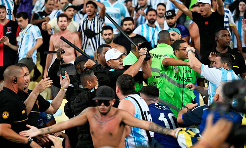 Conmebol condenó la represión en Brasil y remarcó que la FIFA organiza las Eliminatorias