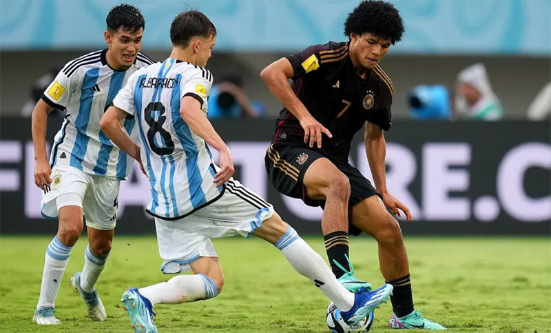 La Selección Sub 17 no pudo en los penales contra Alemania en el Mundial de Indonesia