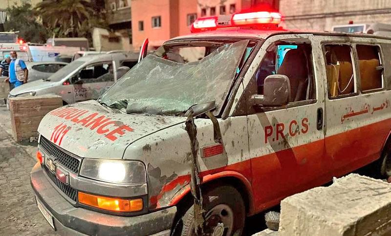 Hamas reporta un bombardeo israelí contra mayor hospital de Gaza, con 13 muertos