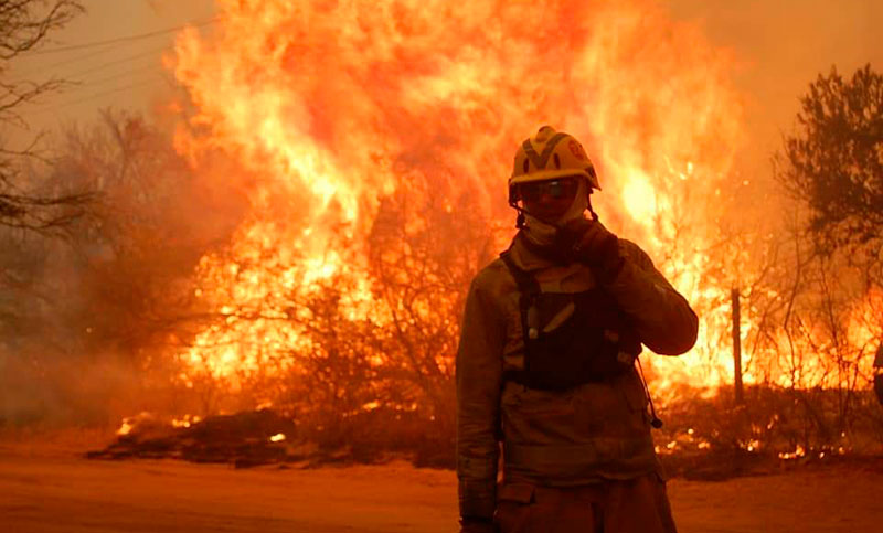 Un nuevo incendio forestal afecta el sur de Córdoba