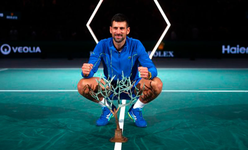 Novak Djokovic se quedó con el Masters 1.000 de Paris