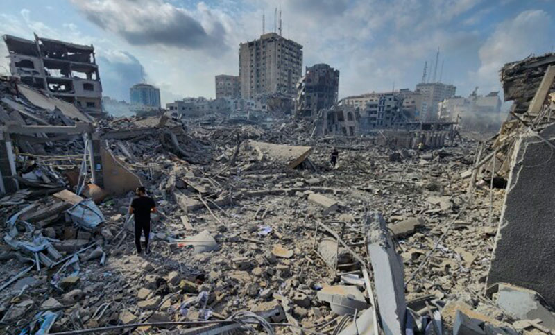 El número de muertos en Gaza por los ataques israelíes ascendió a 12.000, incluidos 5.000 niños