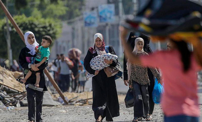 Las mujeres, niños y bebés son los más afectados por el conflicto entre Israel y Hamas