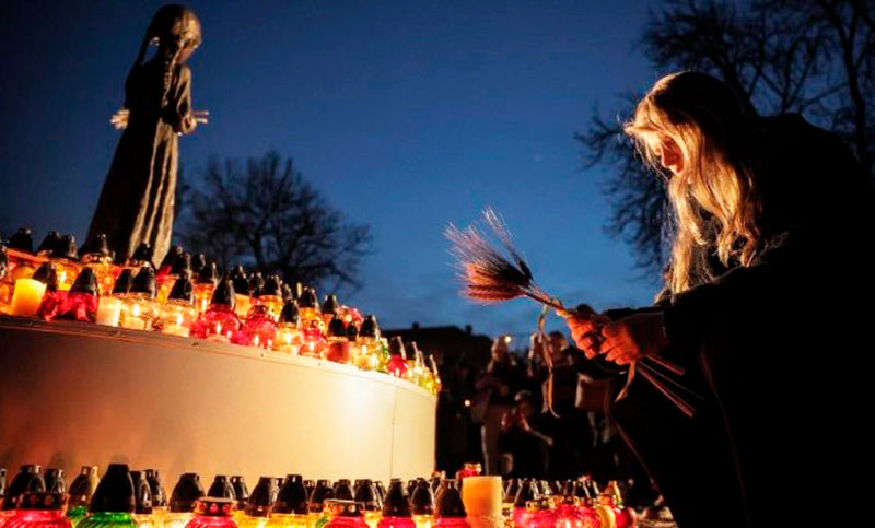 Lluvia de drones sobre Kiev en el aniversario del Holodomor