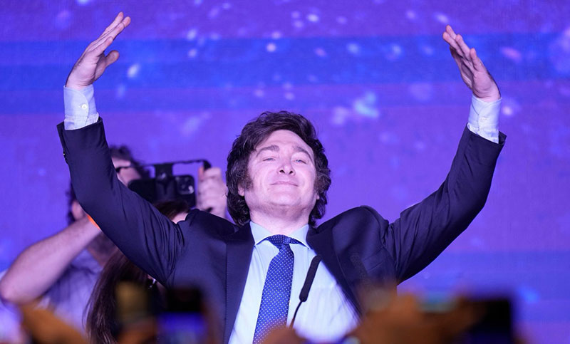 Milei: «Hoy comienza la reconstrucción de Argentina»