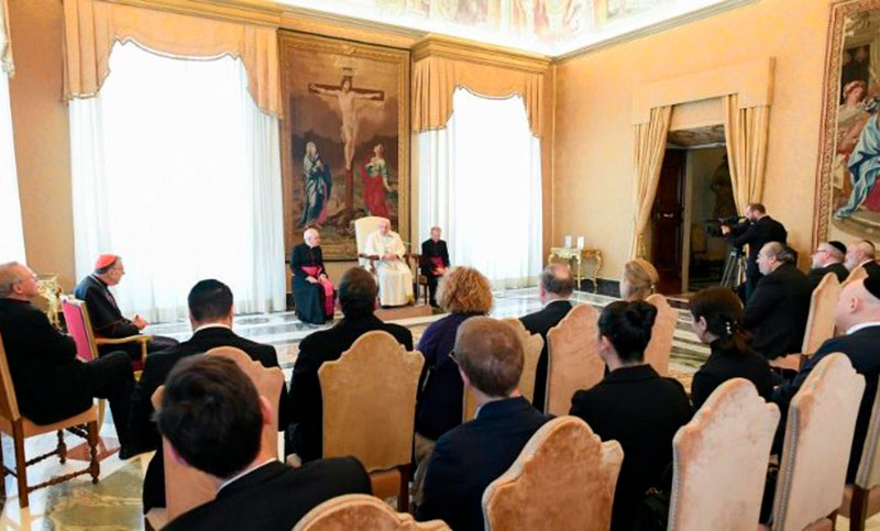 El Papa dijo a los rabinos europeos: “El diálogo es clave para la paz”