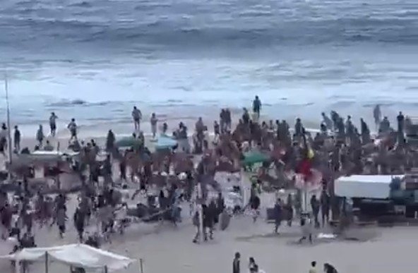 Incidentes entre hinchas de Boca y Fluminense en Río de Janeiro