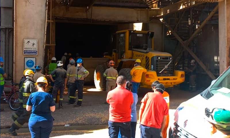 Un trabajador falleció sepultado en una carga de cereal en el puerto de Timbúes