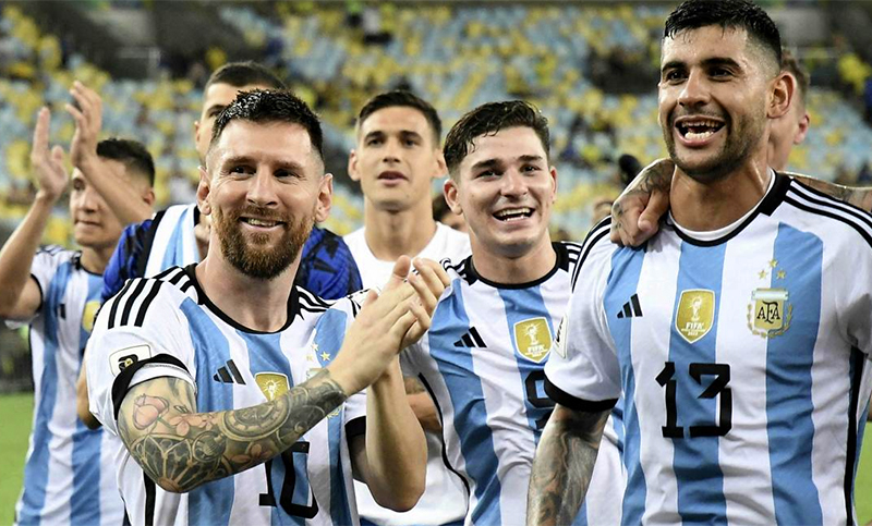 Argentina se mantiene líder del ranking y Brasil descendió al 5º puesto