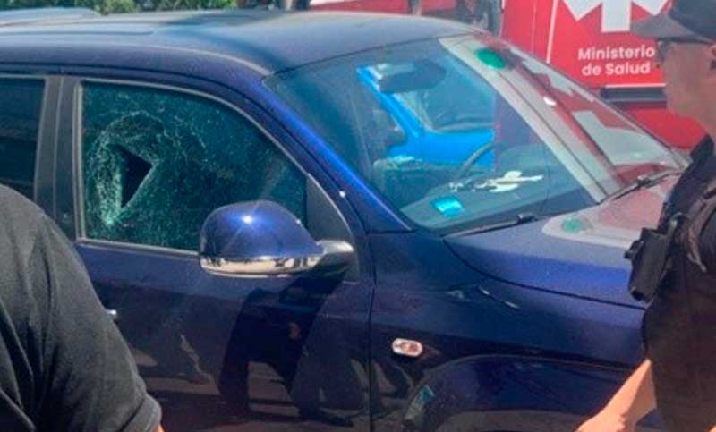 Feroz ataque a balazos contra una camioneta en zona oeste