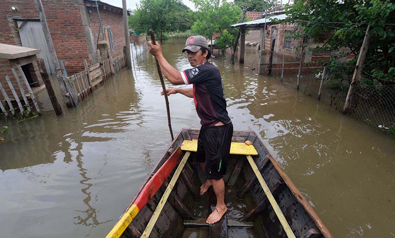 Más de 750 evacuados en Corrientes por la nueva creciente de los ríos Paraná y Uruguay