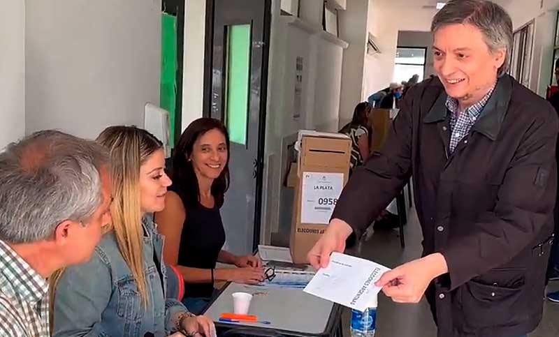 Máximo Kirchner votó en La Plata: «Hay que aceptar lo que vote la sociedad»