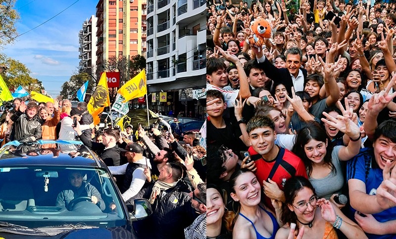 Últimas horas de campaña: Massa apuntó a encuentros de cercanía, Milei a la muchedumbre