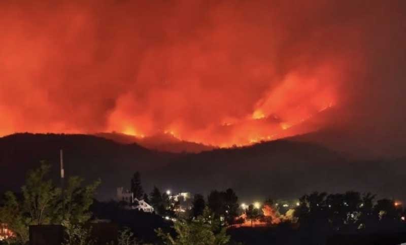 San Luis: dos focos de incendios continúan activos y sin control