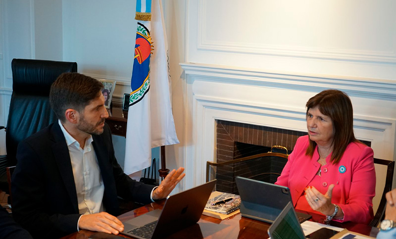 Bullrich visitará Rosario el lunes para el lanzamiento de un operativo de seguridad
