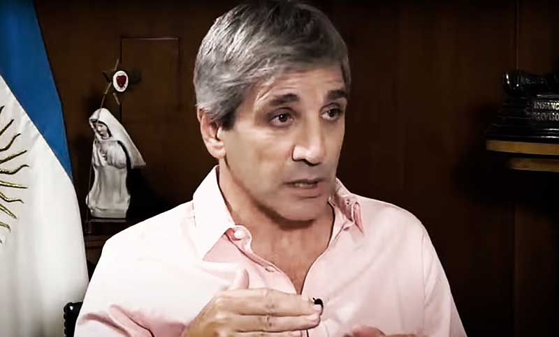 Caputo insistió en que «van a ser meses de inflación dura» y que «la prioridad es el déficit cero»