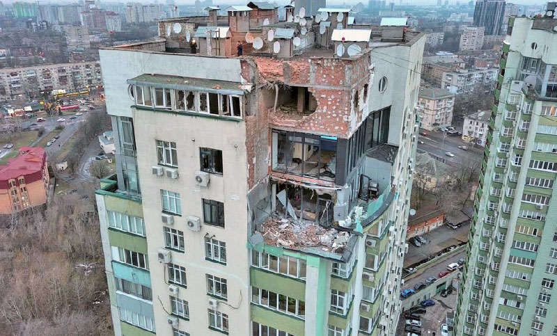 Kiev recibe el sexto ataque masivo con drones rusos en lo que va de diciembre