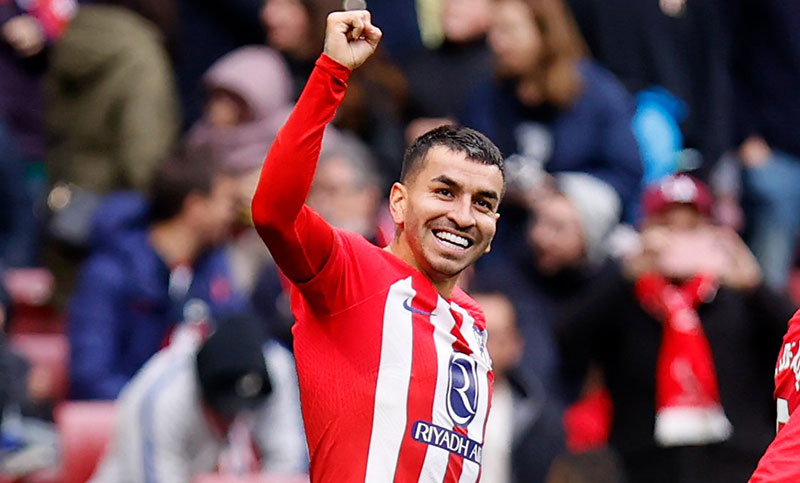 Ángel Correa anotó un gol para el triunfo de Atlético de Madrid