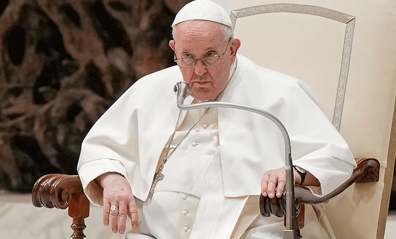 El Papa alertó sobre la «desesperada situación» de los palestinos de Gaza