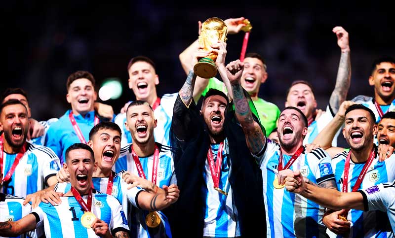 Argentina finalizó 2023 en el primer lugar del ranking mundial de la FIFA