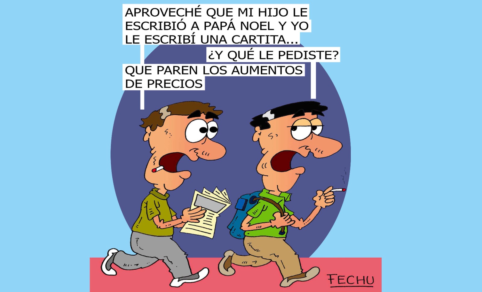 Que nos ayude papá Noel