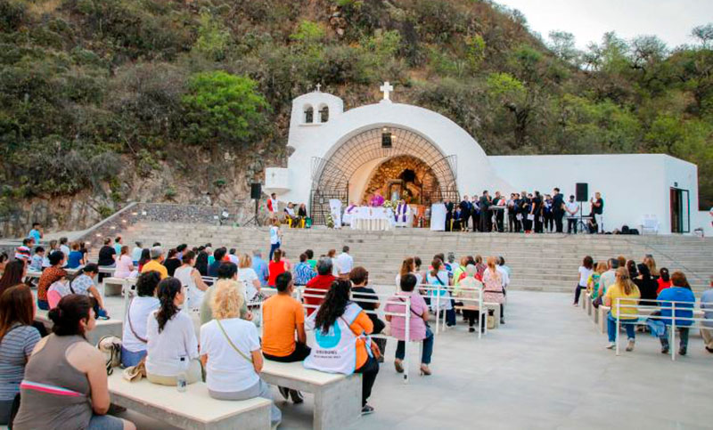 La Gruta de la Virgen del Valle fue declarada santuario diocesano