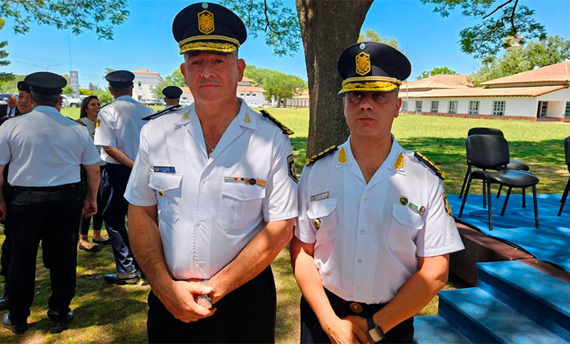 Presentaron a Luis Maldonado y Daniel Filchel, los nuevos jefes de la Policía de Santa Fe