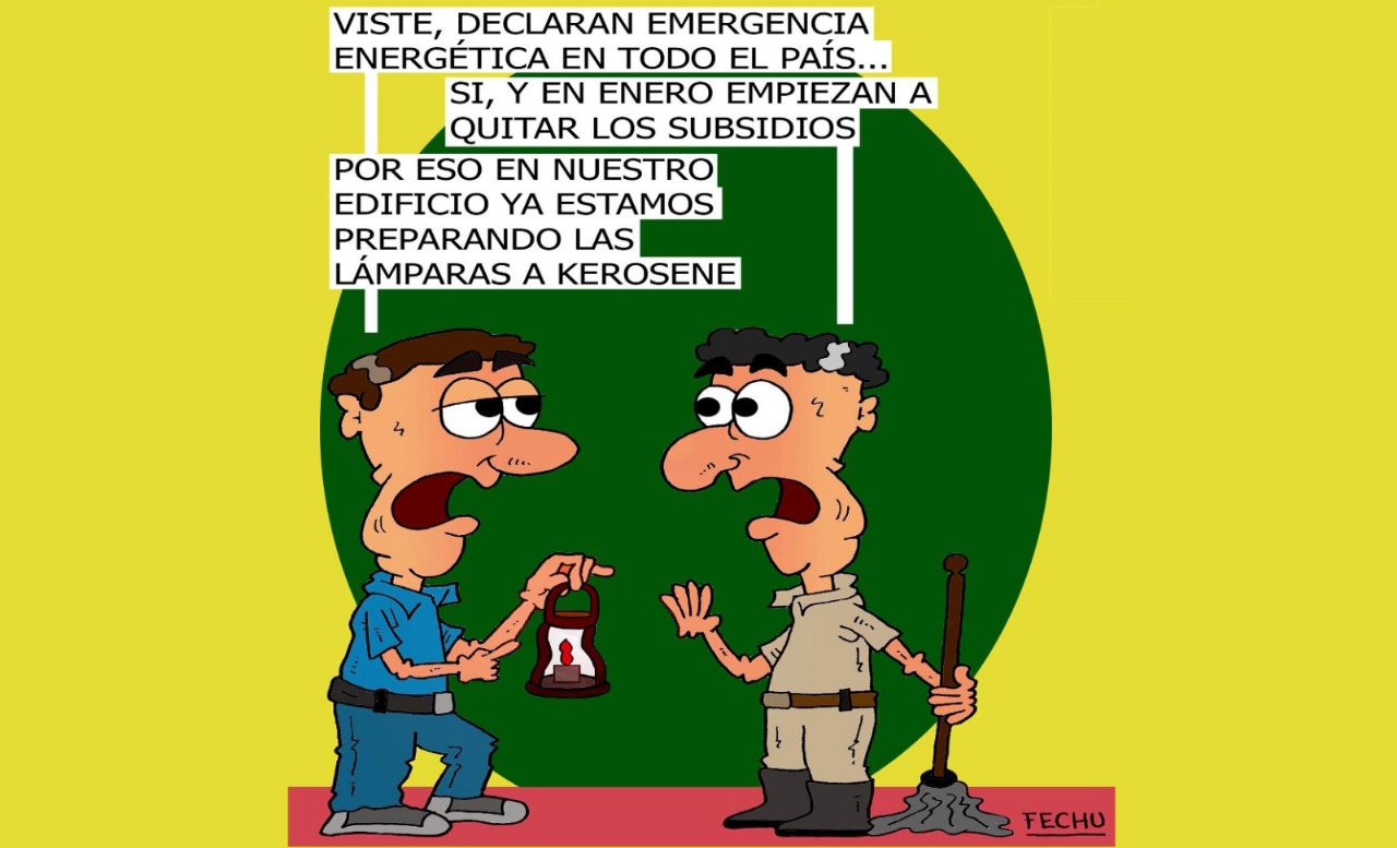 ¡A ahorrar para el kerosene!