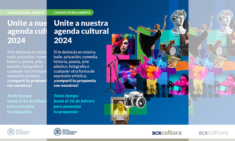 La comisión de cultura de la Bolsa de Comercio de Rosario lanzó una convocatoria abierta