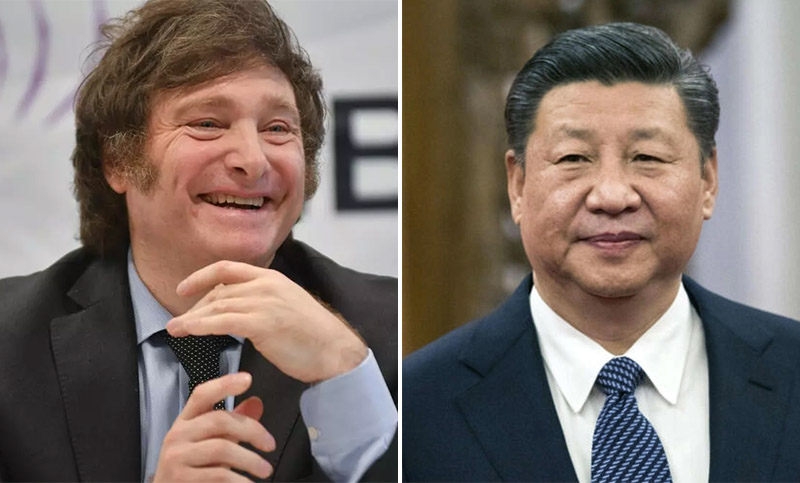 ¿Pide auxilio a los comunistas?: Milei le mandó una carta a Xi Jinping para renovar el swap con China