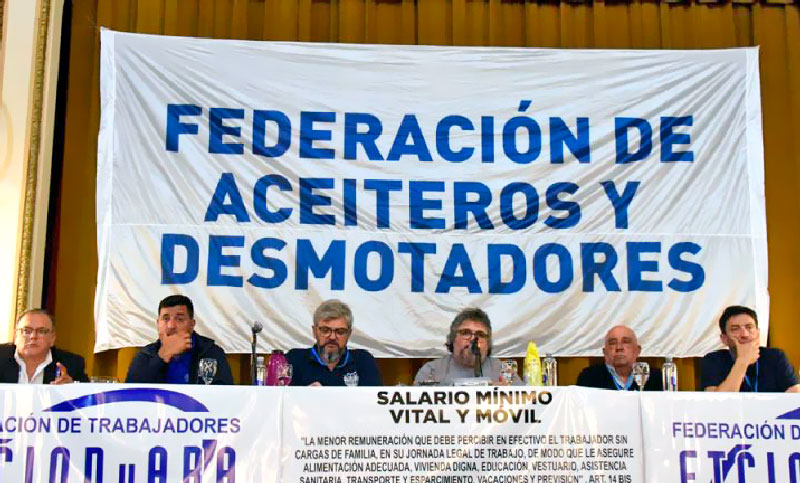 Los trabajadores aceiteros respaldan el fallo que frenó en DNU presidencial en su capítulo laboral