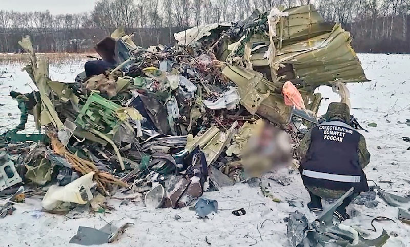 Ucrania y Rusia se acusan mutuamente en la ONU por el derribo del avión con prisioneros de guerra