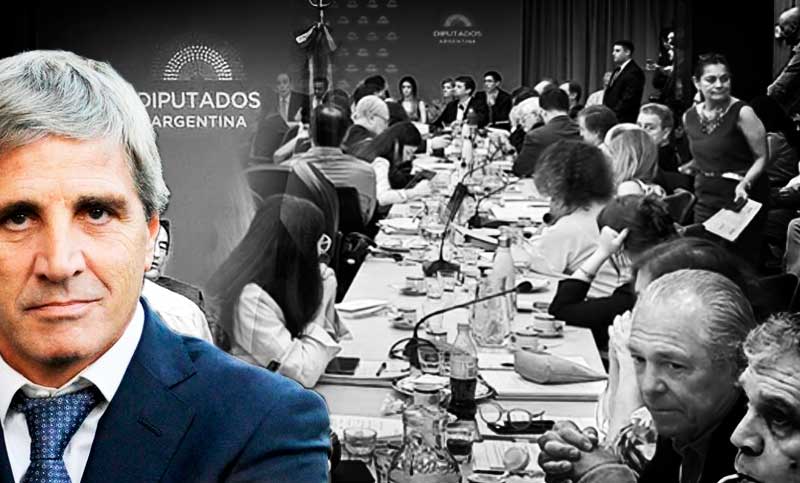 Caputo volvió a amenazar a los legisladores: sin la Ley Ómnibus «los argentinos van a sufrir más» y habrá «medidas más duras»