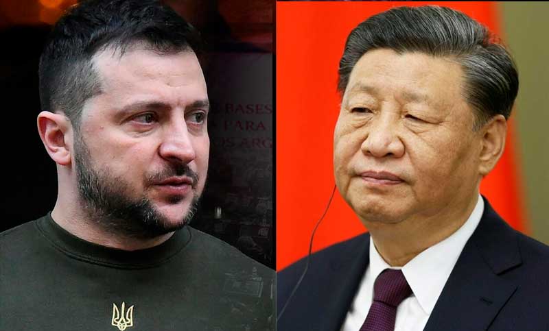 China desconoce preparativos para una conversación entre Xi Jinping y Zelenski