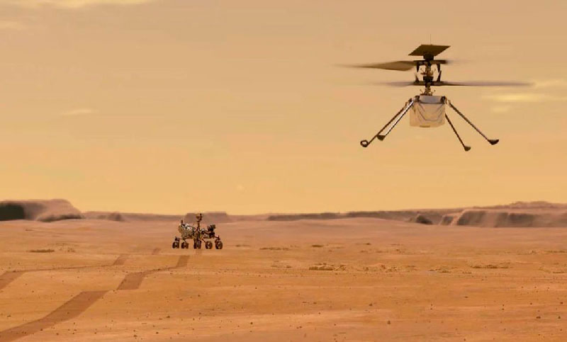 La NASA anuncia finalización de la histórica misión a marte en helicóptero
