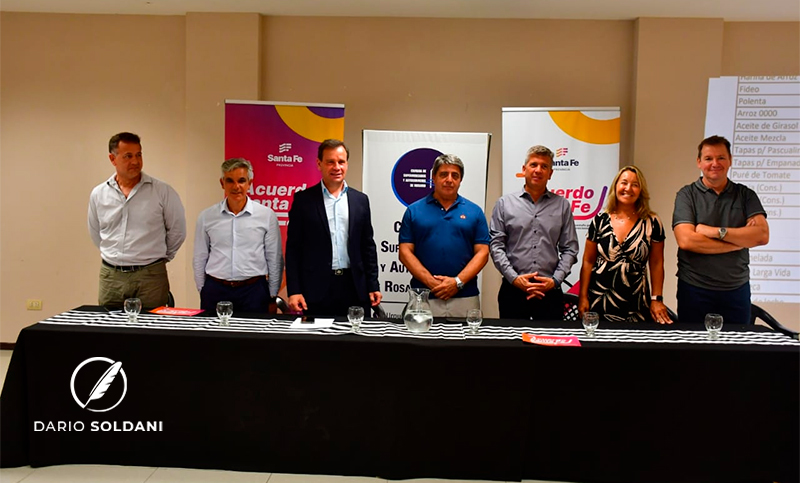 “Acuerdo Santa Fe”: presentaron el programa que congelará por un mes el precio de 45 productos