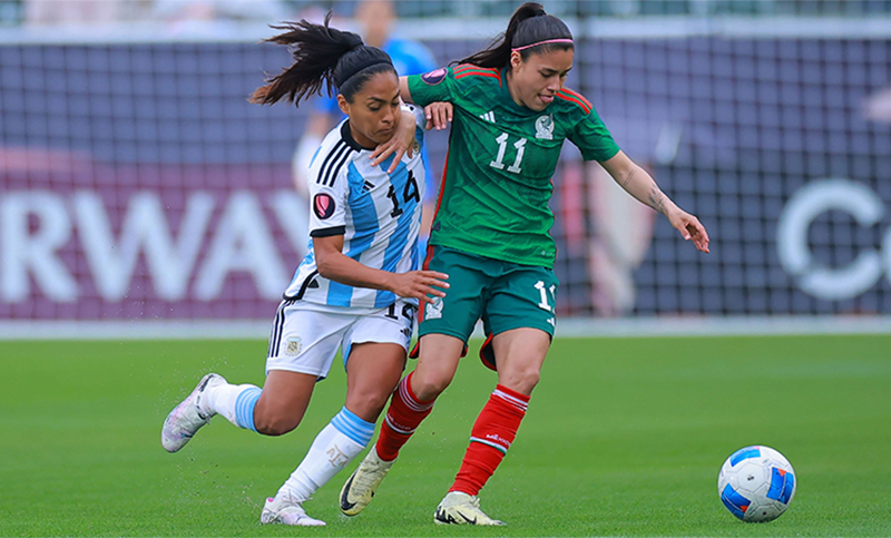 La Selección femenina de fútbol empató con México en el debut de la Copa de Oro
