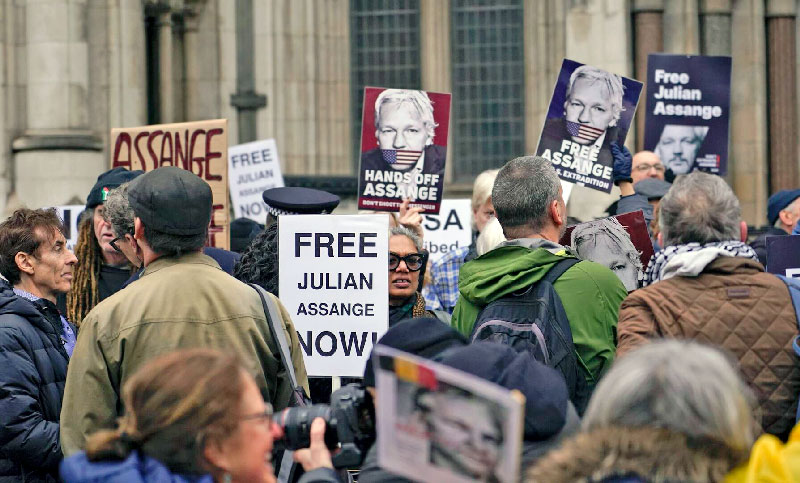 Assange enfrenta audiencia clave en su lucha contra extradición a Estados Unidos